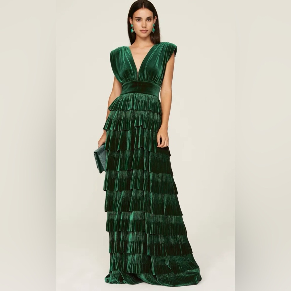 Selling Bronx and Banco Velvet Emerald dress Medium